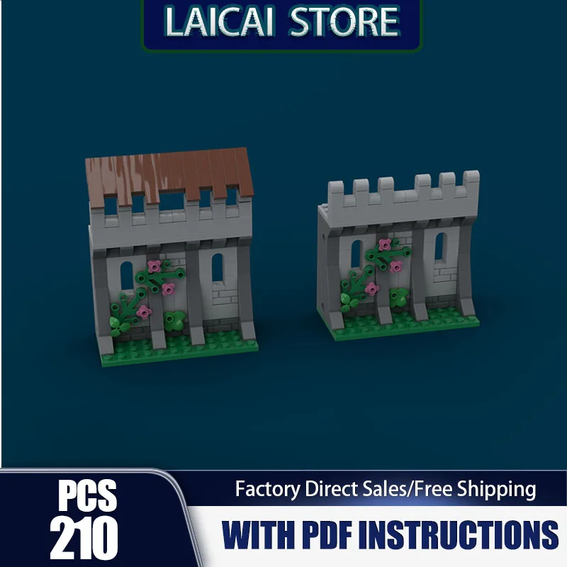 

Medieval Castle Model Moc Building Bricks Modular Castle Walls Technology Modular Blocks Gifts Christmas Toys DIY Sets Assembly