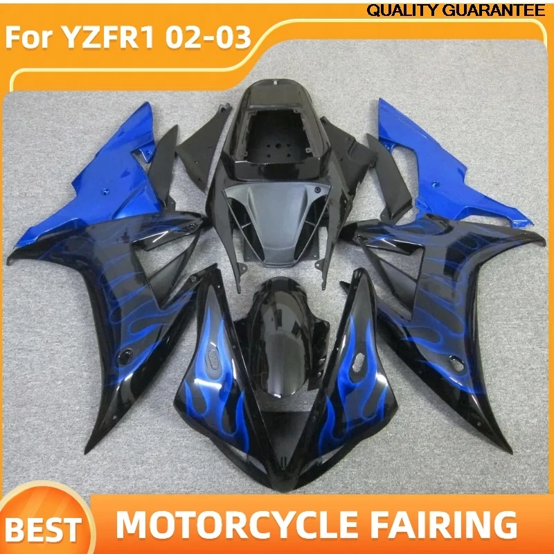 

Комплект обтекателей для инъекций Blue Flames для YAMAHA YZF-R1 2002 2003 YZF R1 YZFR1 02 03, кузов из АБС-пластика для мотоциклетных шоссейных гонок