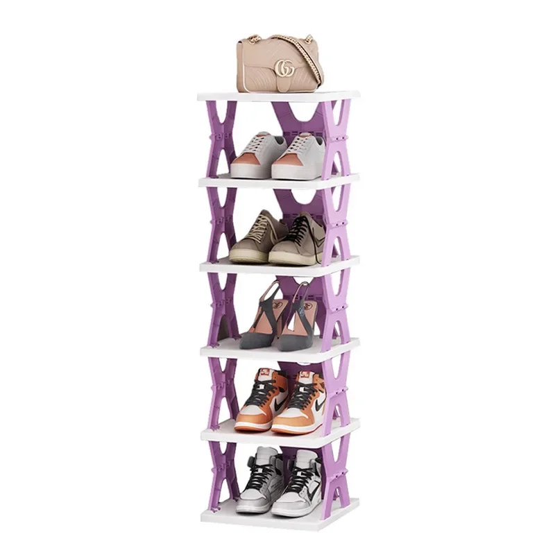 Folding Shoe Rack Multi Layers Shoe Organizer Space Saving Shoe Shelf Home Foldable Shoes Cabinets Simple Shoe Storage Rack