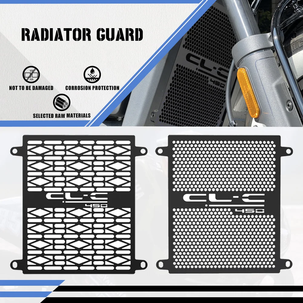 

FOR CFMOTO CLC450 450CL-C 450 CL-C CLC Bobber 2023 2024 2025 Motorcycle Radiator Grille Shield Guard Oil Cooler Cover Protector