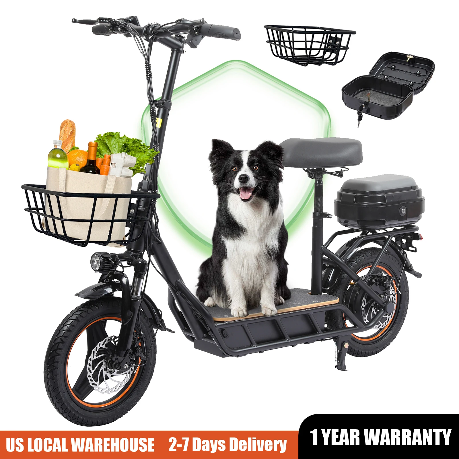 

FREEBOY Electric Scooter for Adults, 750W Motor Power, 48V 18Ah Battery, Load 330Lbs, Commuter Scooter with Box