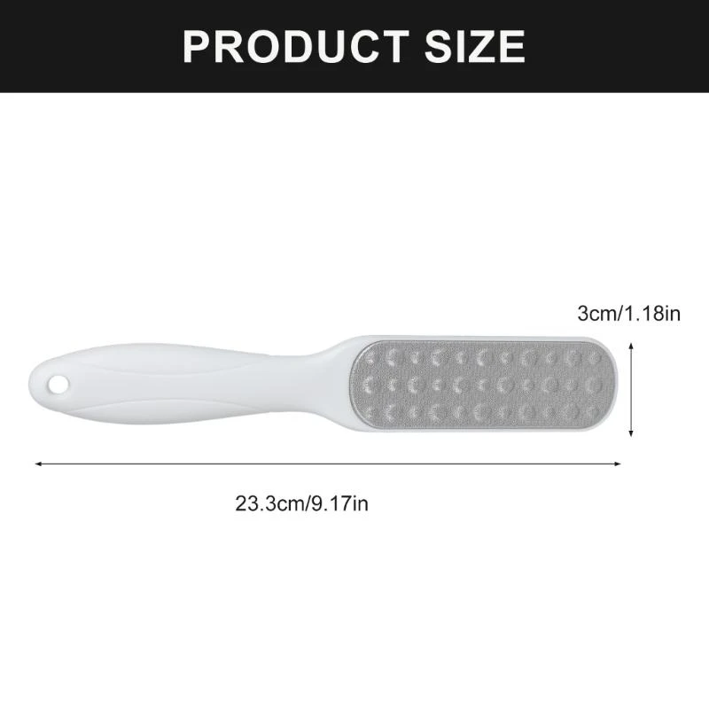   Double Sided Metal Foot Scraper Rasp Callus Remover Tool Efficiently Removes Dead Skin for Smooth Feet Ergonomic Design