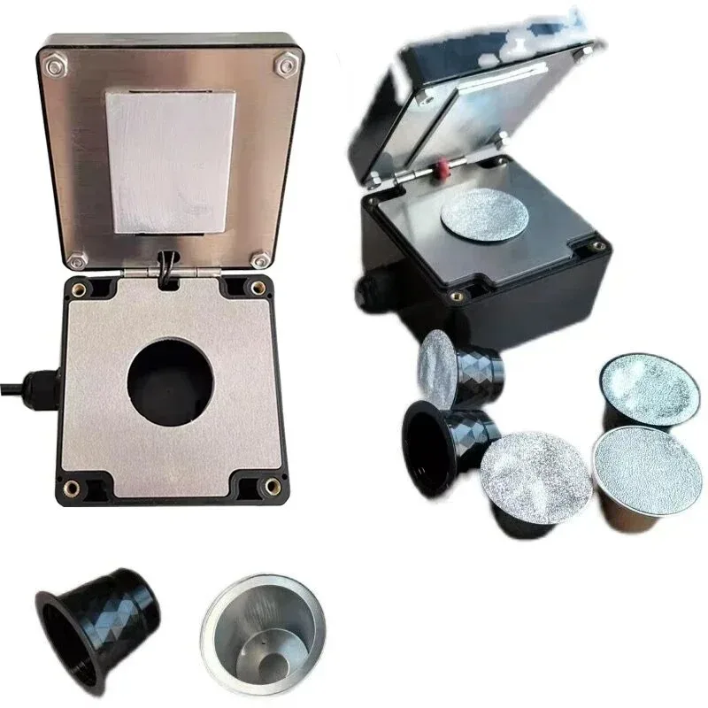 Electric Coffee Capsule Sealing Machine Portable Aluminum Foil Sealing Machine Capsule Sealer With Capsule Shells And Foils