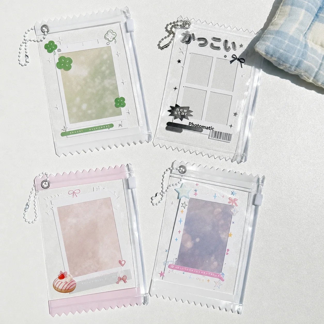 Holder Portable Zipper Card Holder Photocard Holder Practical For Collectible Merch  Photos Collection Display