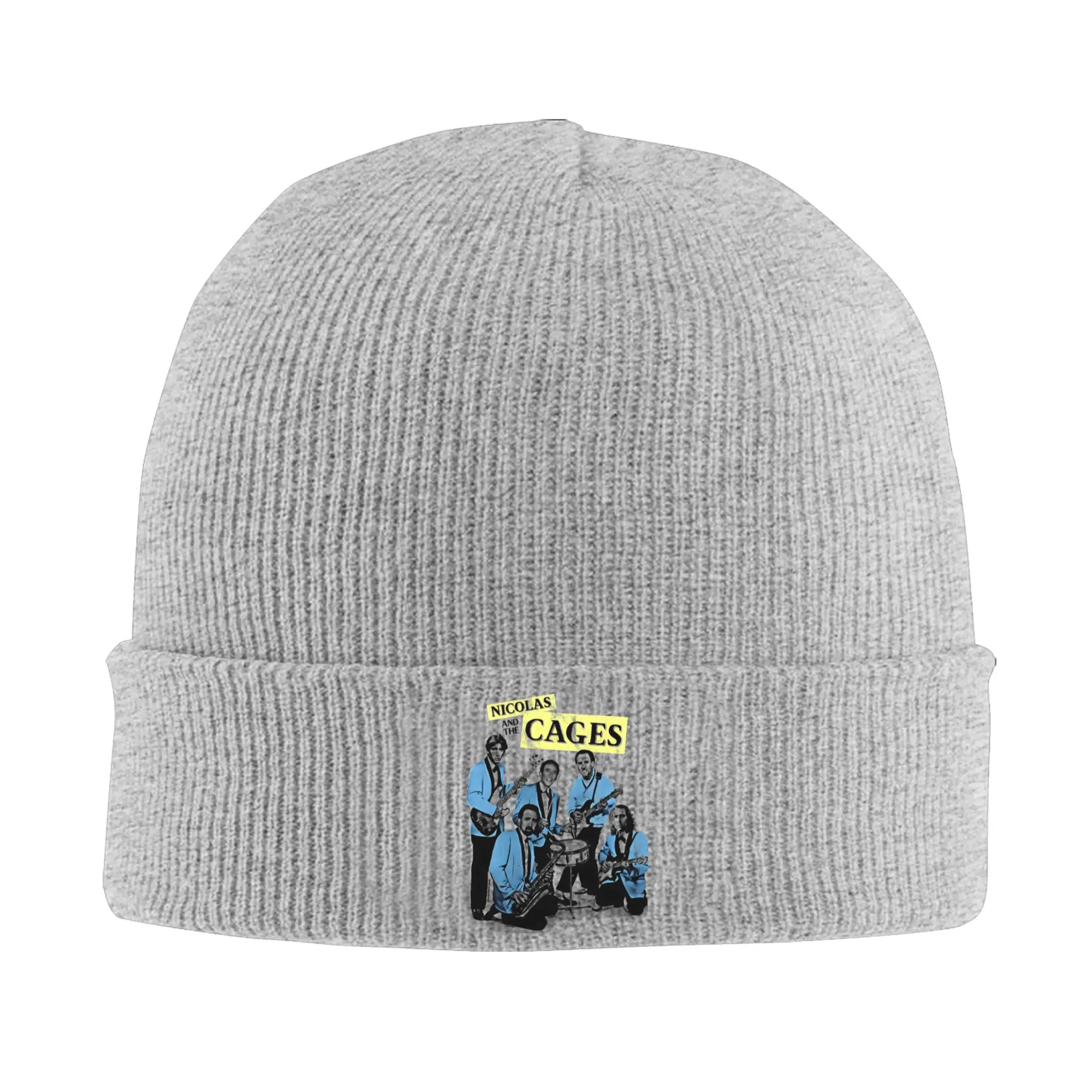Nicolas Cage Hat Autumn Winter Beanies New  Caps Female Male Acrylic Knitted Hat
