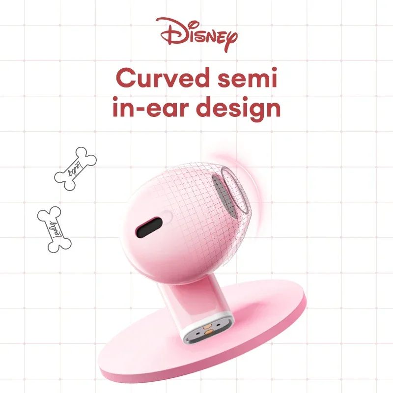 Disney TWS Sans Fil Bluetooth 5.4 Écouteurs Avec Micro HD Appel Faible Latence HiFi Son Stéréo Casque De Jeu Mignon Casque QS-T18