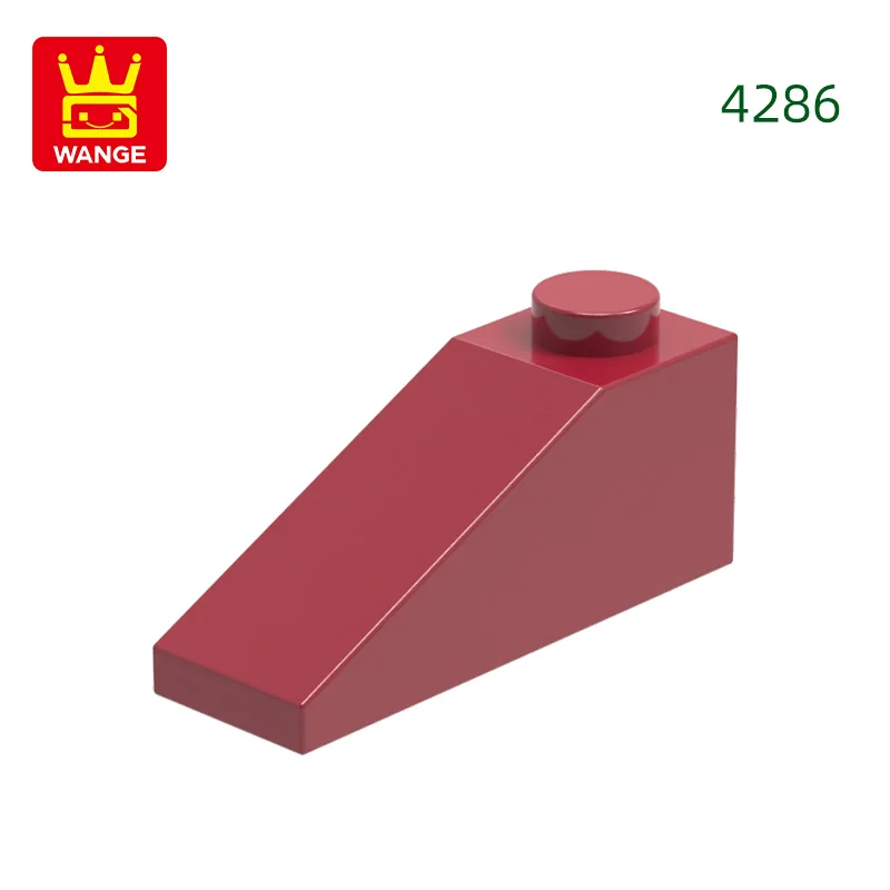 Wange 116 stks/partij 4286 1x3 Hellende Gebied Bouwstenen Moc Dak Accessoires Compatibel Met Schuine Bakstenen Kinderen Speelgoed Geschenk