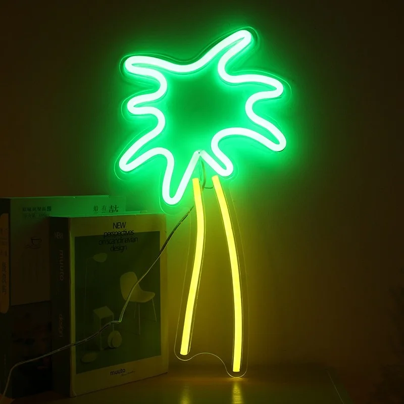 Cross Border Exclusive LED Neon Ambient Lights, USB Light Signs with Slogan Designs