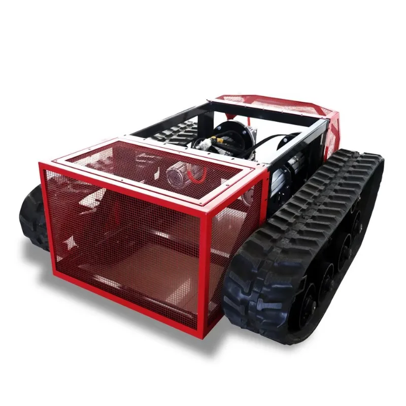 

RC Underwater Robot Chassis Submersible Dredging IP68 300kg Load Electric Rubber Tracked Chassis