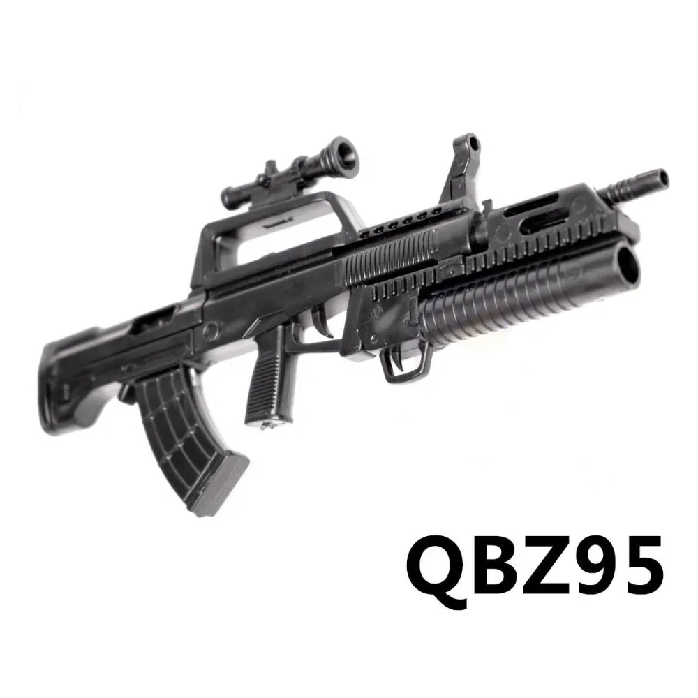 1:6 1/6 Scale QBZ-95 Rifle Launcher Plastic 4D Gun Model Assembly Kids Toys for 12 Inch Action Figures