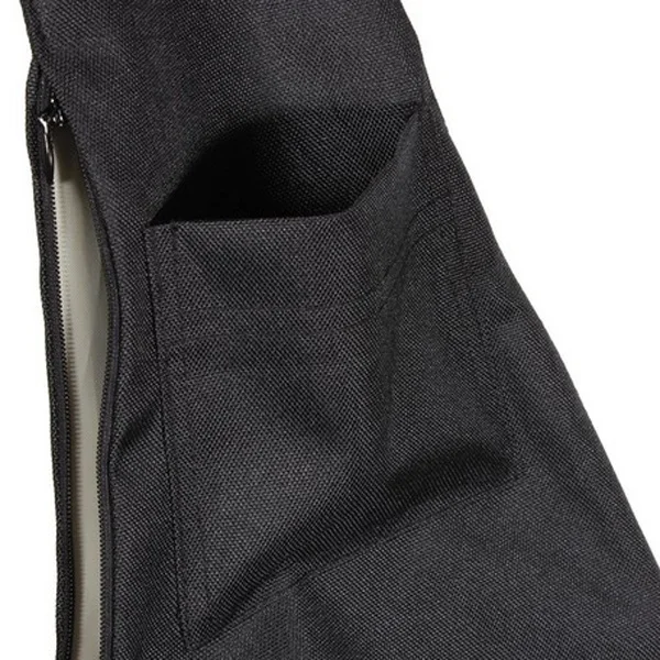 

Pet Carrier Bag Single-Shoulder Sling Bag Oxford Cloth Size S 64x30cm Breathable Net Nylon Adjustable Strap Black