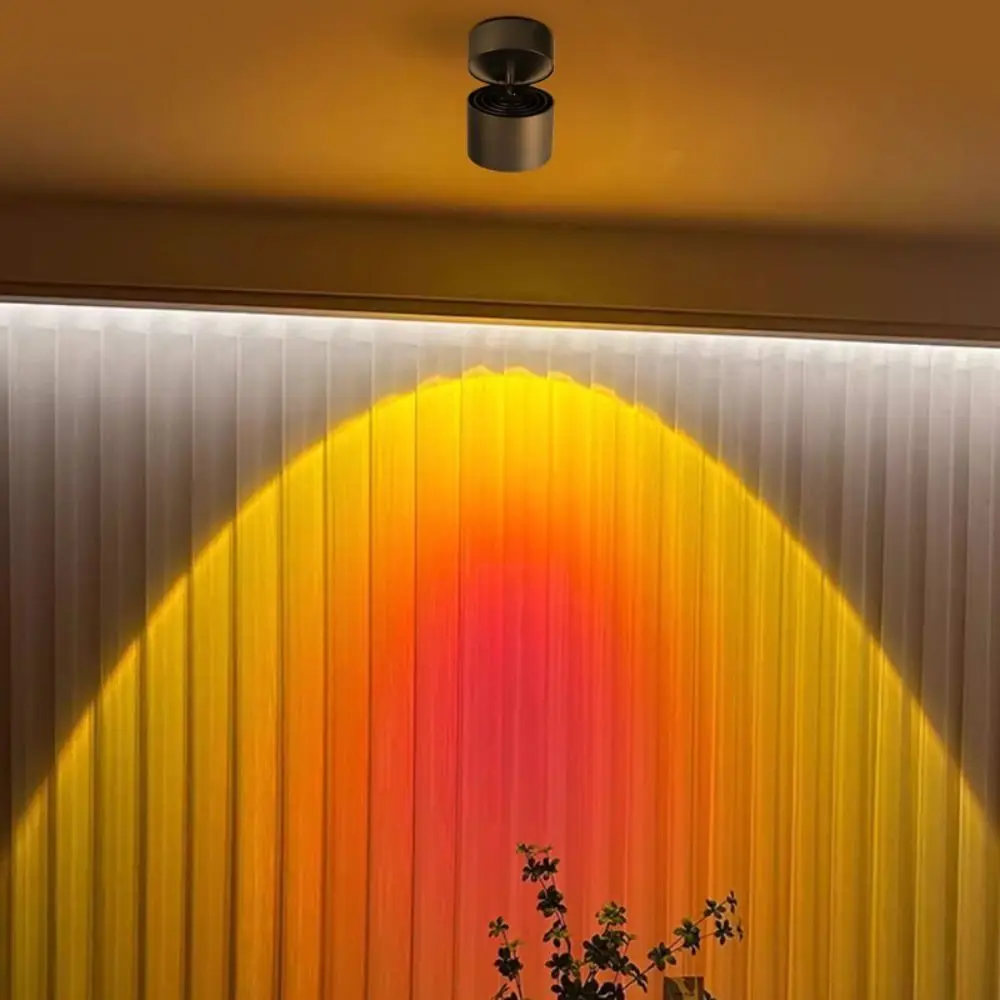 Corridor ambient mural lamps Mounted/recessed Sunset spotlight Foldable luxury Led Down Lamp delicate Atmosphere light Bedroom