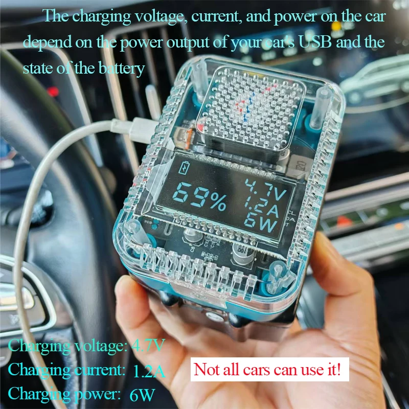 

Чехол-адаптер для литиевой батареи, конвертер для Makita, DeWalt, Milwaukee, M18, зарядное устройство Bosch, USB Type-C Power Bank 138 Вт