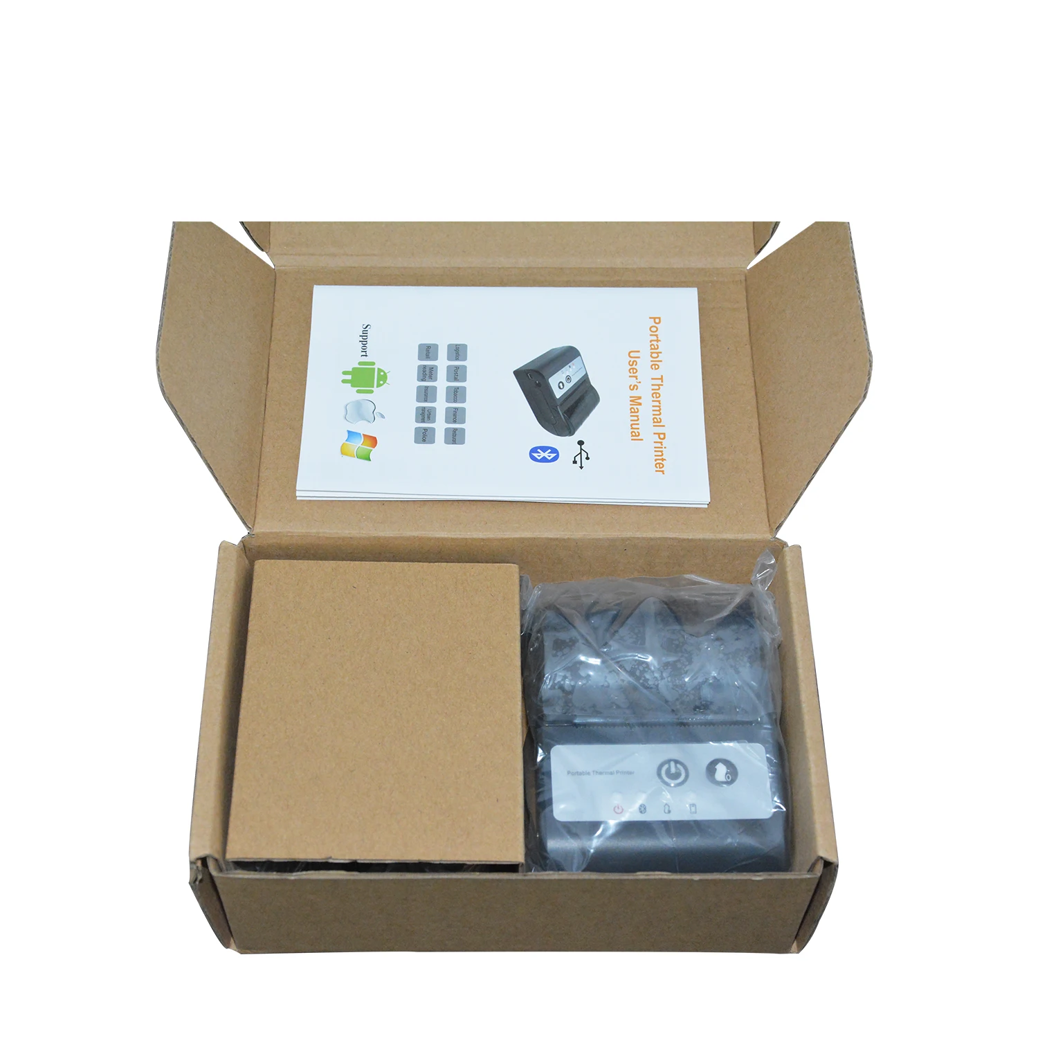 Goedkope Android IOS Windows-bonpapier 58 mm mini draagbare Bluetooth thermische printer (HCC-T2P)