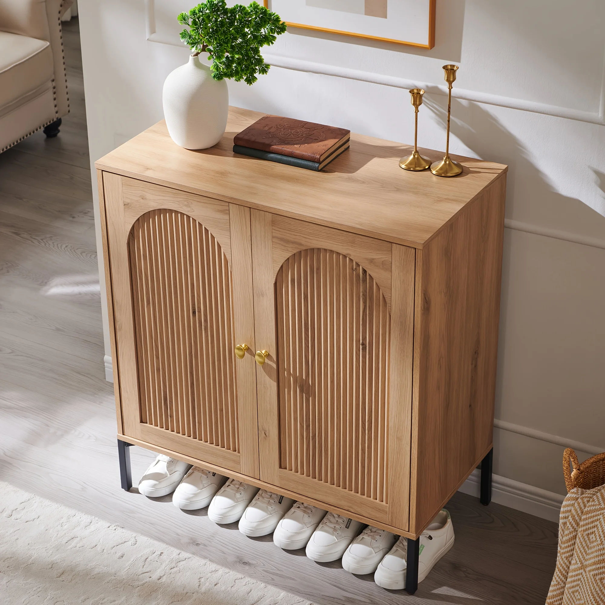 Modern Shoe Storage Cabinet for Hallway, 34