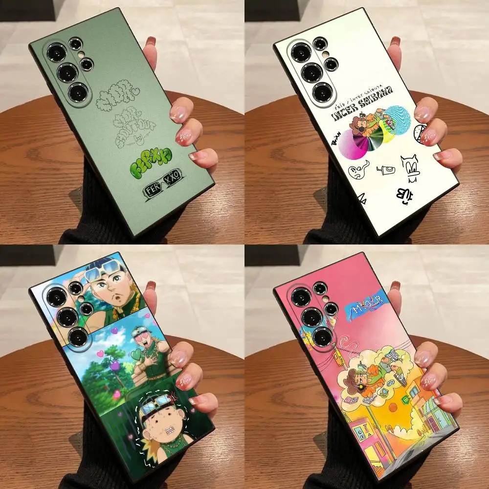 

F-Feid FERXXO VOL Sagrado Phone Case For Samsung S25,S24,S21,S22,S23,S30,Ultra,S20,Plus,Fe,Lite,5G Black Box