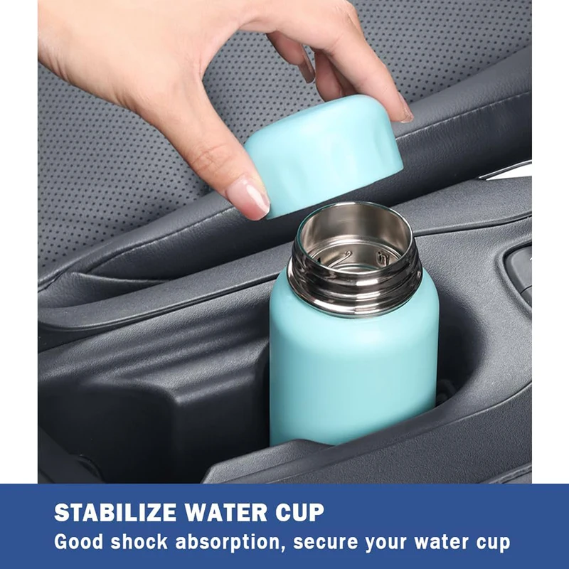 3pcs/set Car Cup Holder Insert Limiter Slot Slip Limit Clip Elastic Silica Gel Anti Shake Fixed Bottle Glass Cup Drink Holders