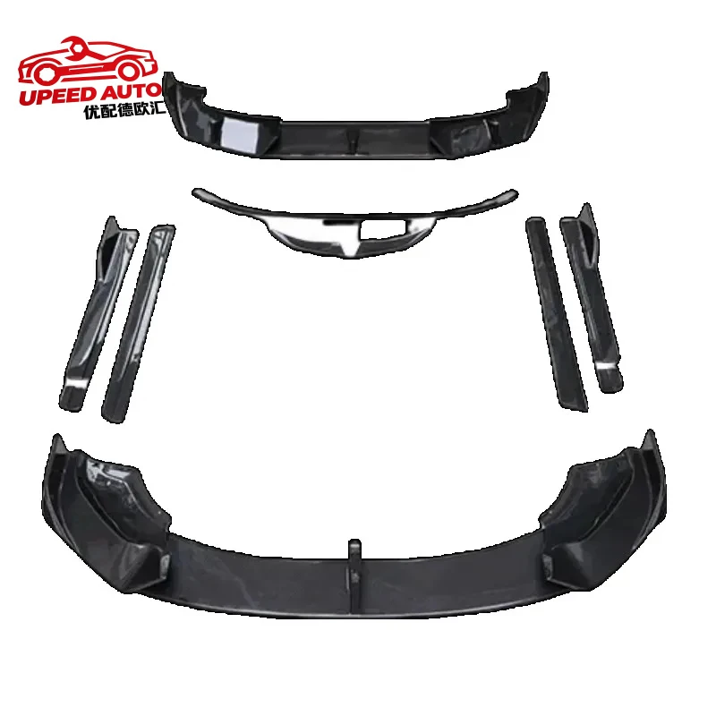 Suitable for Lotus Eletre RZ-Style Wide Body Kit Dry Carbon Fiber Front Lip Rear Diffuser Side Skirt Fenders Bells Spoiler