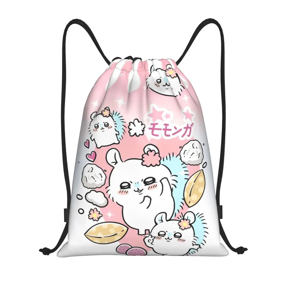 

Милые мультяшные сумки на шнурке Chiikawa, спортивный рюкзак, спортивный рюкзак, шнурковая сумка для бега