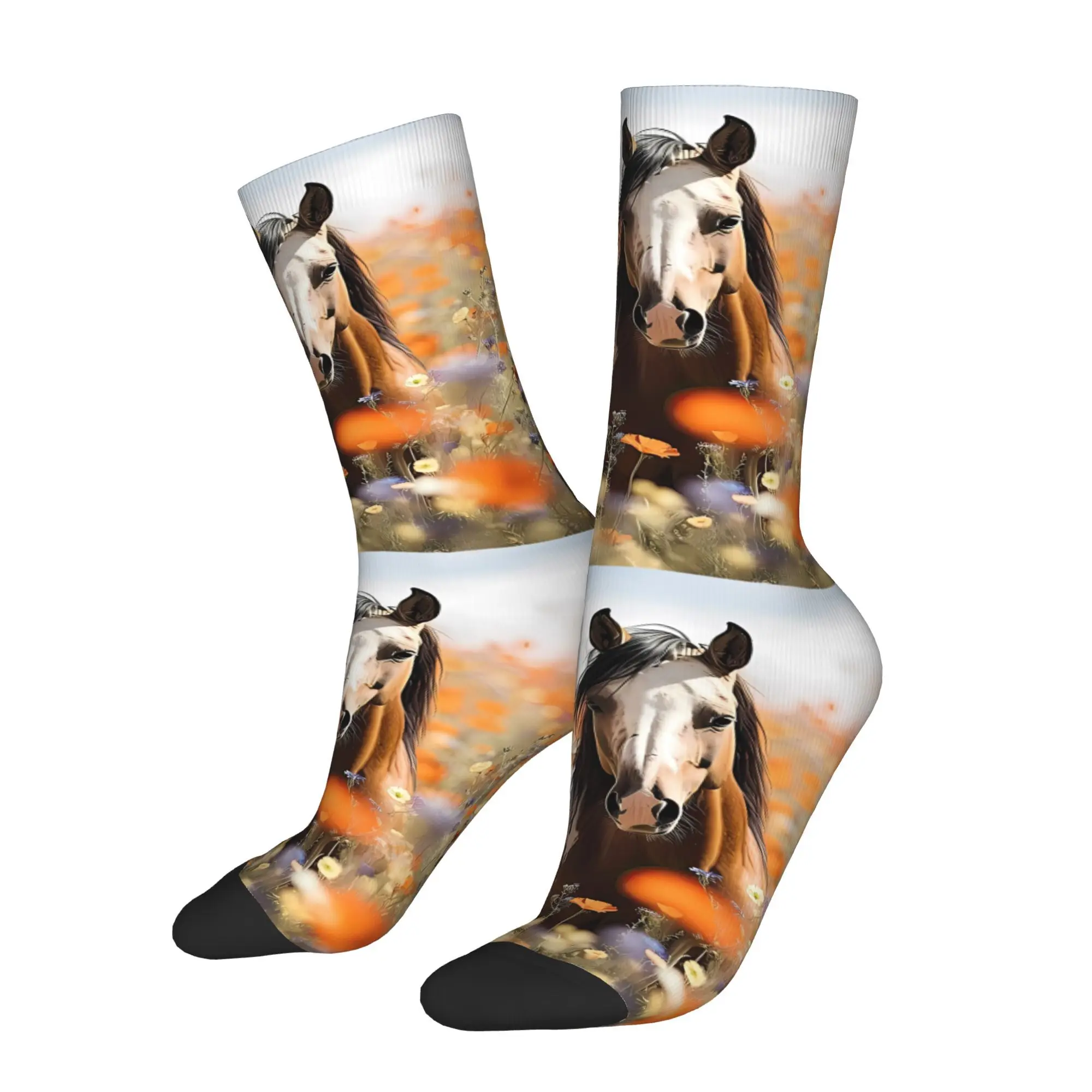 

Horse Socks Male Mens Women Autumn Stockings Hip Hop
