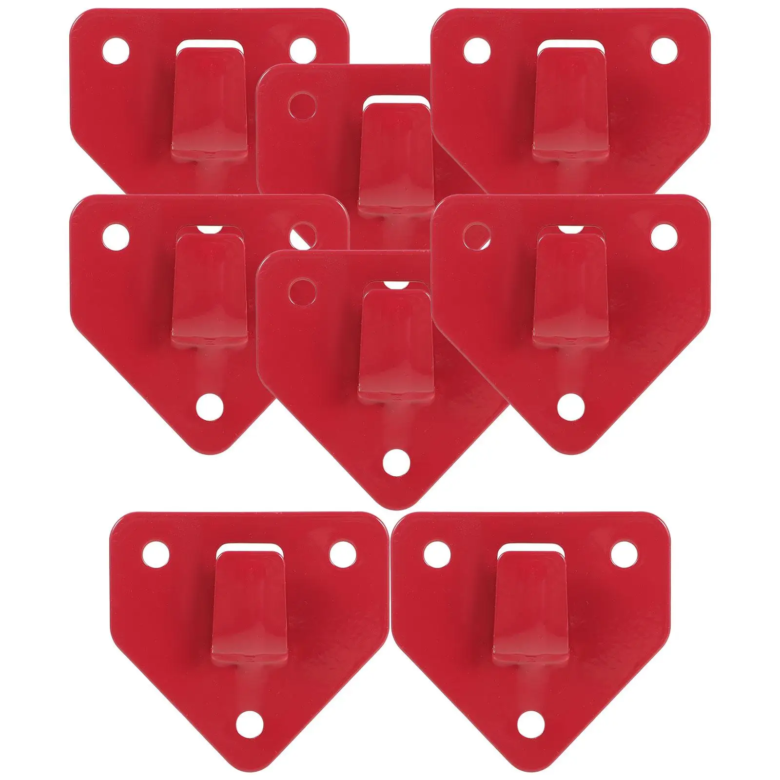 16Pcs Extinguisher Wall Bracket Holder Triangle Hook Mounting Support Hardware Brackets For Home Office Garage Use