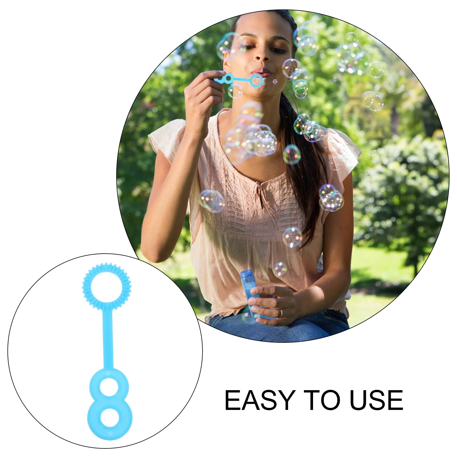 90pcs Bubble Wand Tool Plastic Porous Stick For Kids Outdoor Fun Set Bubble Blower Kit For Children Exlarge Bubbles Maker