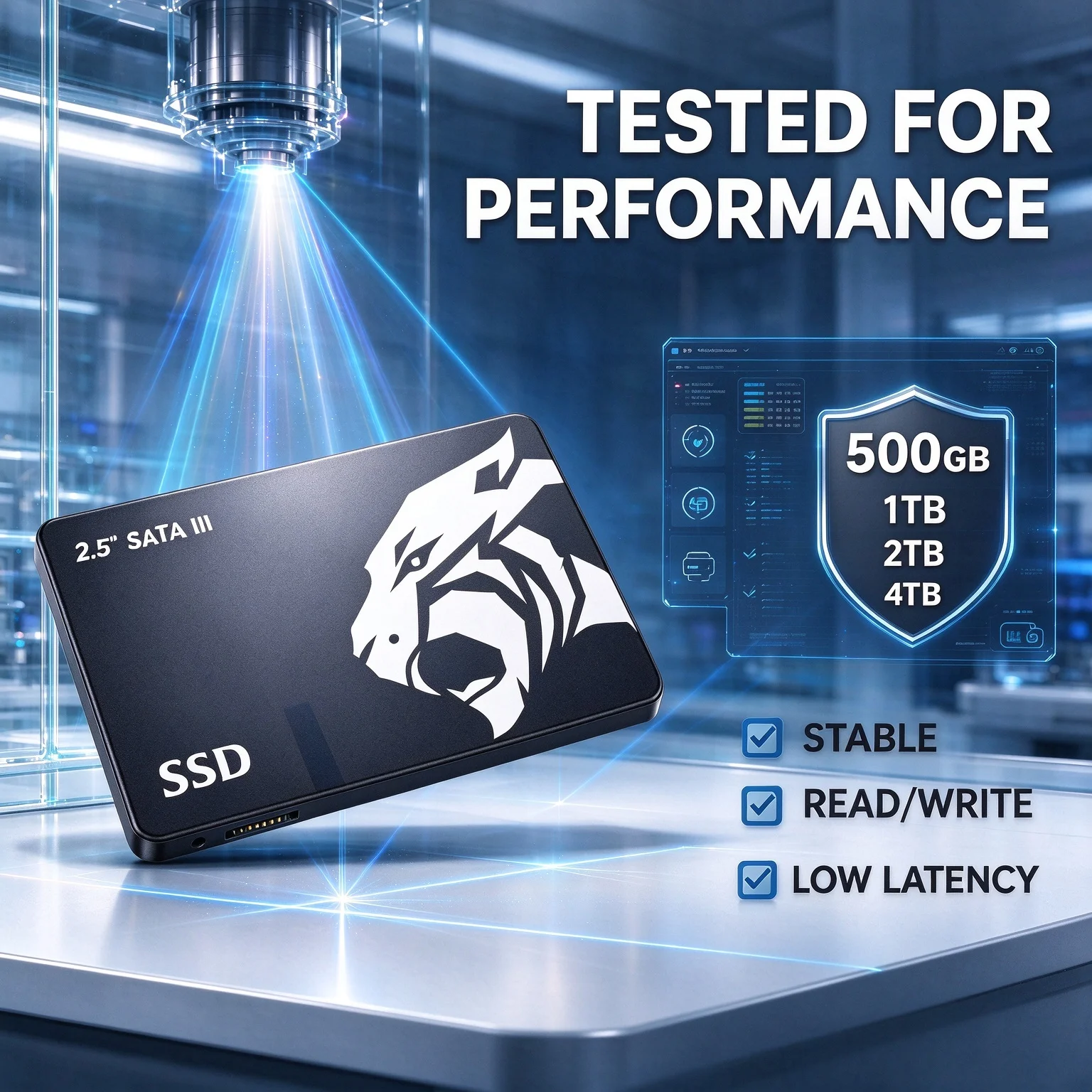 Hard Drive 2.5 Inch SATA III Solid State Disk Embedded SSD 4TB 2TB 500GB 1TB Computer Laptop PC Notebook Fusion Max Pro