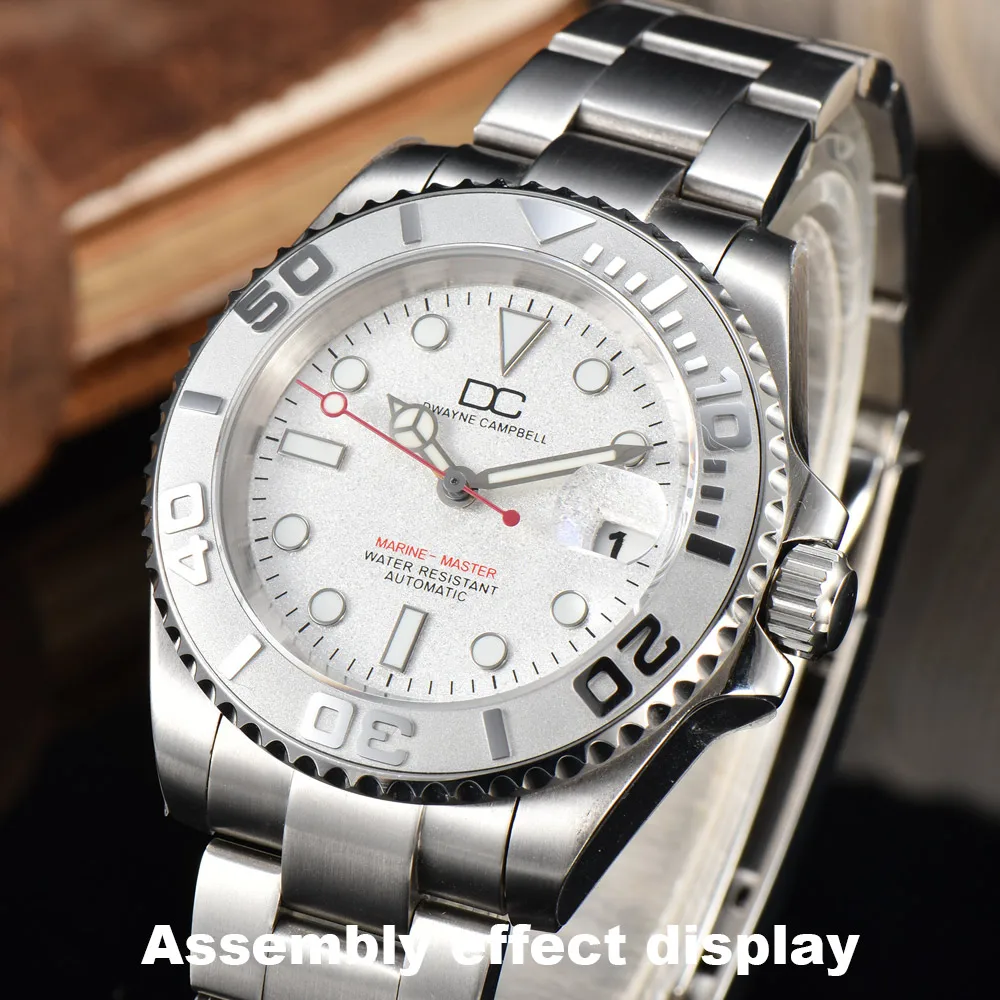 Uhrzeiger bgw9/C3 Blau Grün Leuchtend passend für NH-35-36 Uhrwerk Mechanische Armbanduhr Zubehör Silber Gold Roségold Schwarz Rot – Detail 2
