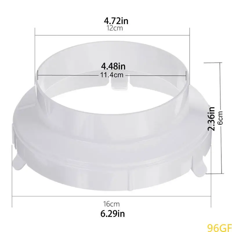 96GF مكيف الهواء المتين خرطوم خراطيا توصيل قرن العادم خرطوم دائري واجهة موصل موصل موصل مجموعات أنبوب موصل