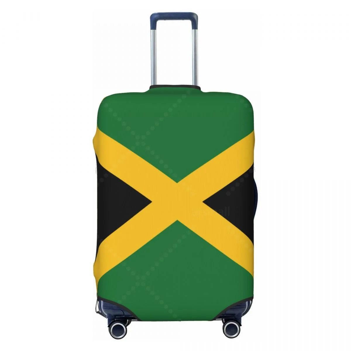 

Jamaican Flag Luggage Cover Suitcase Protector Thicken Elasticity Dust Covered Anti-scratch Protective Case 18-32 Inch