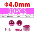 30PCS 4.0mm Pink