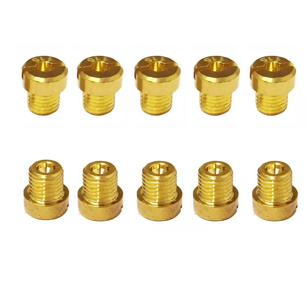 10pcs M6 Thread 6mm Motorcycle Main Jet Kit for DellOrto Carburetor PHBH PHBL FRD PHF VHB VHSH  Injector Nozzle