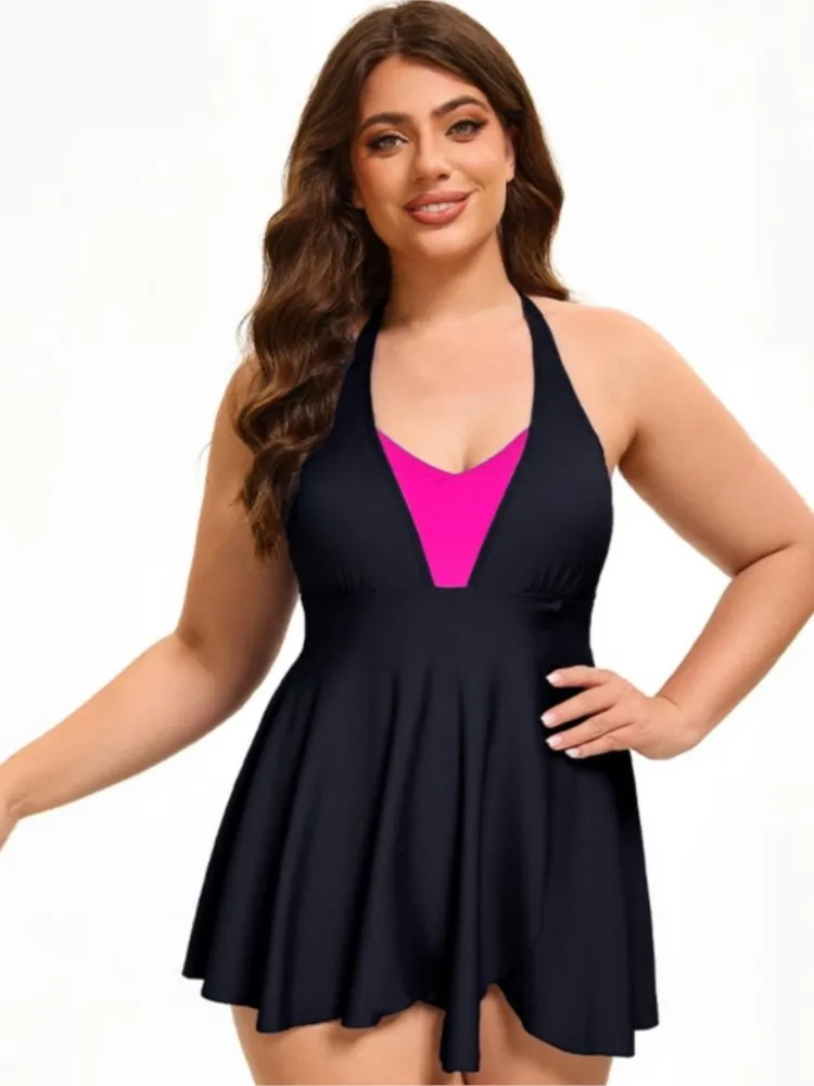 Plus Size High Waist Bikini Women's Push Up Large Size Swimsuit 2025 Summer Mujer Big Size Tummy Control Swimwear Bikini Sets