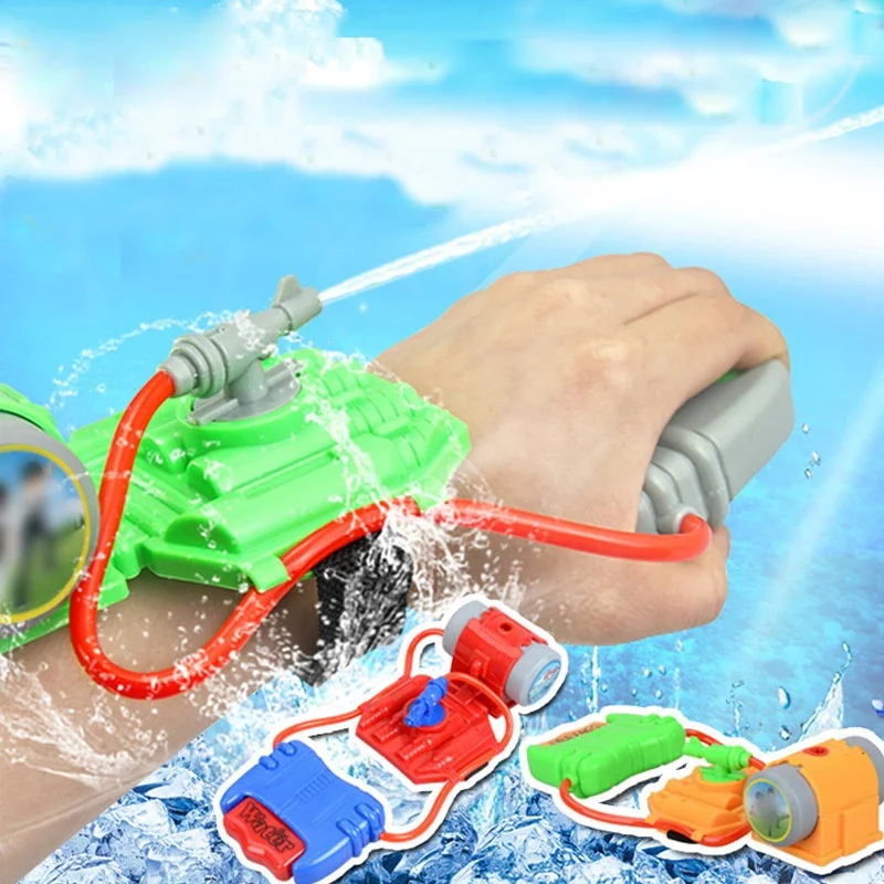 Water Gun Toys Fun Spray Wrist Hand-held Children's Outdoor Beach Play Water Toy for Boys Sports Summer Pistol Gun Weapon Gifts