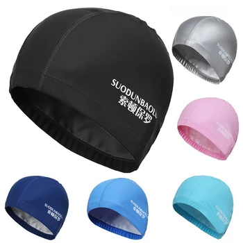 Waterproof Fabric Swim Cap 1