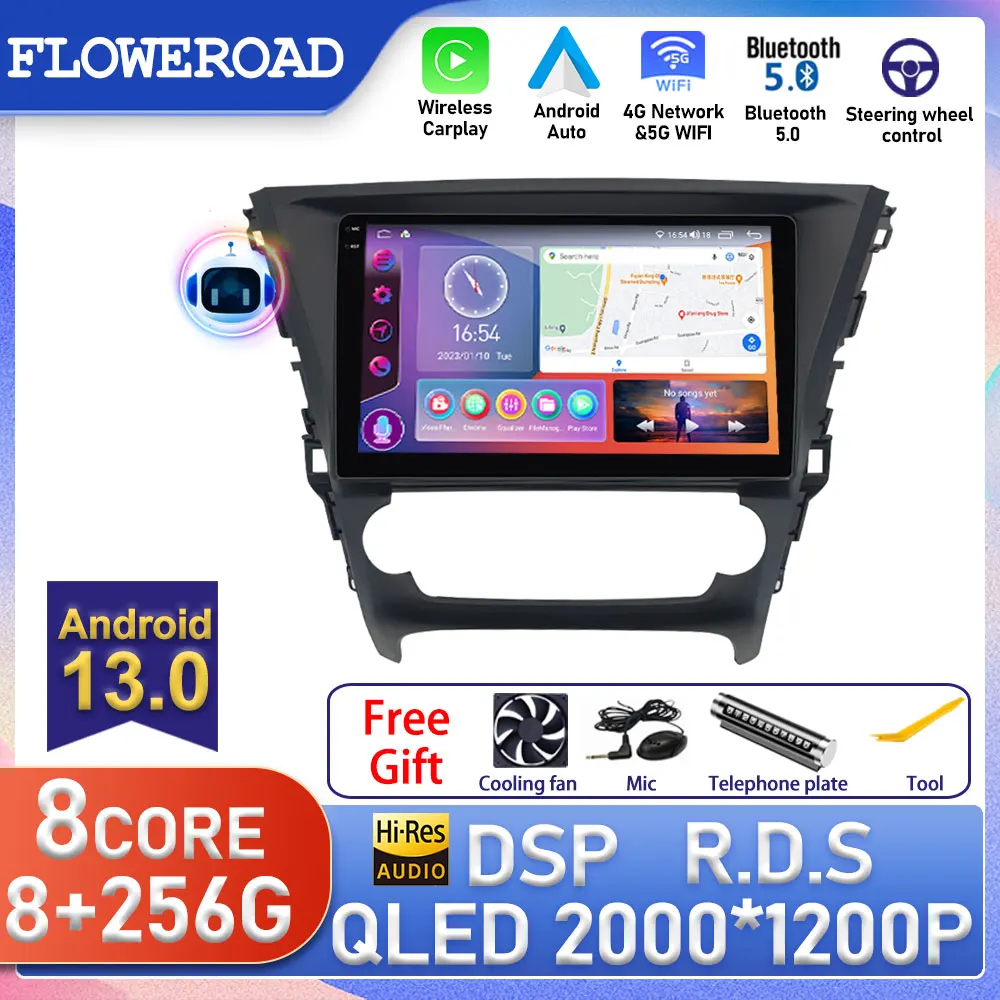 

Android Auto For Toyota Avensis 2018 2019 2020 Car Radio Multimedia System Navigation GPS Stereo CD Player BT No 2 Din DVD