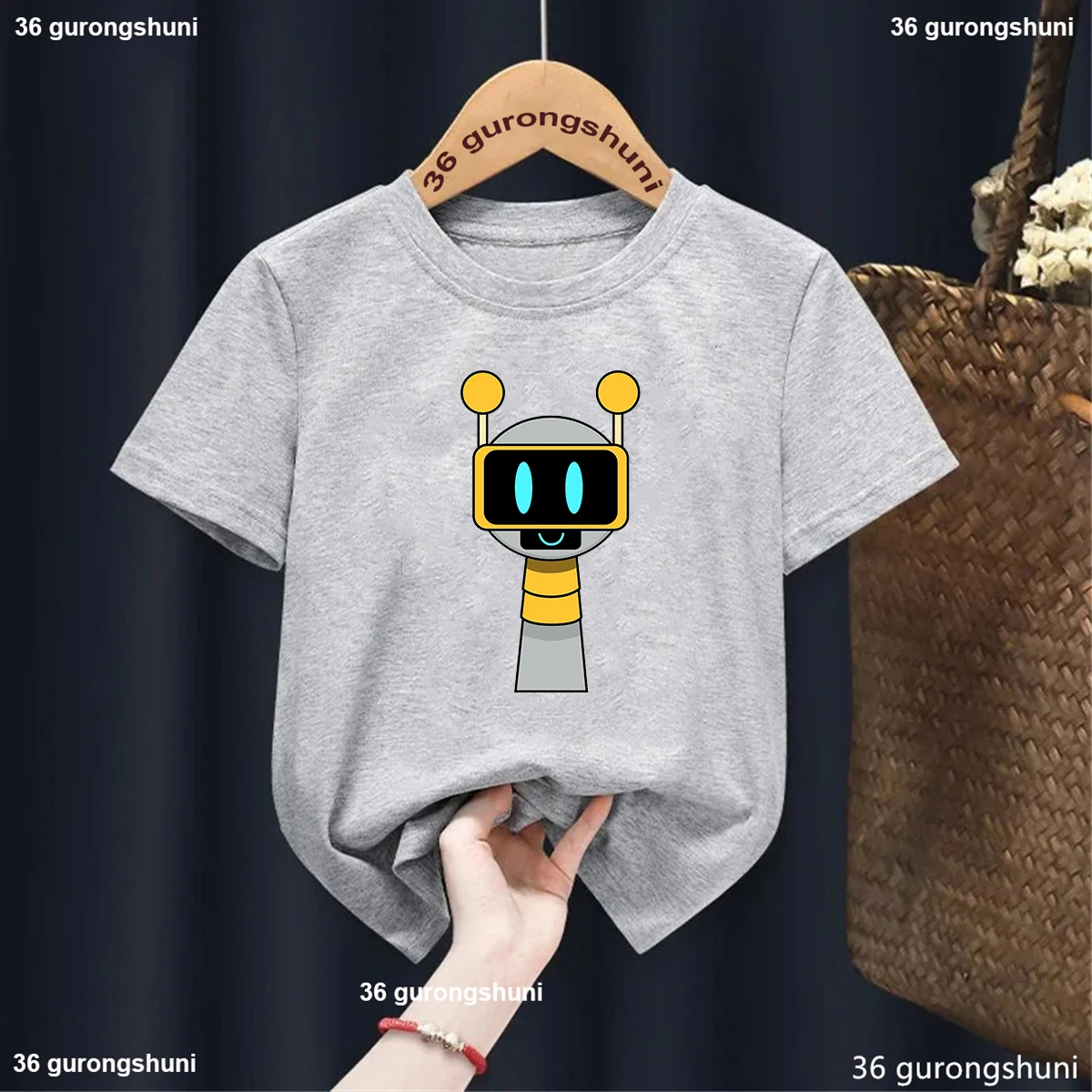 2025 New Boys T shirt Cute Sprunki Cartoon Print T Shirt Kids T-shirt Baby Girls Tshirt Toddler Boys Summer Short Sleeve Tops