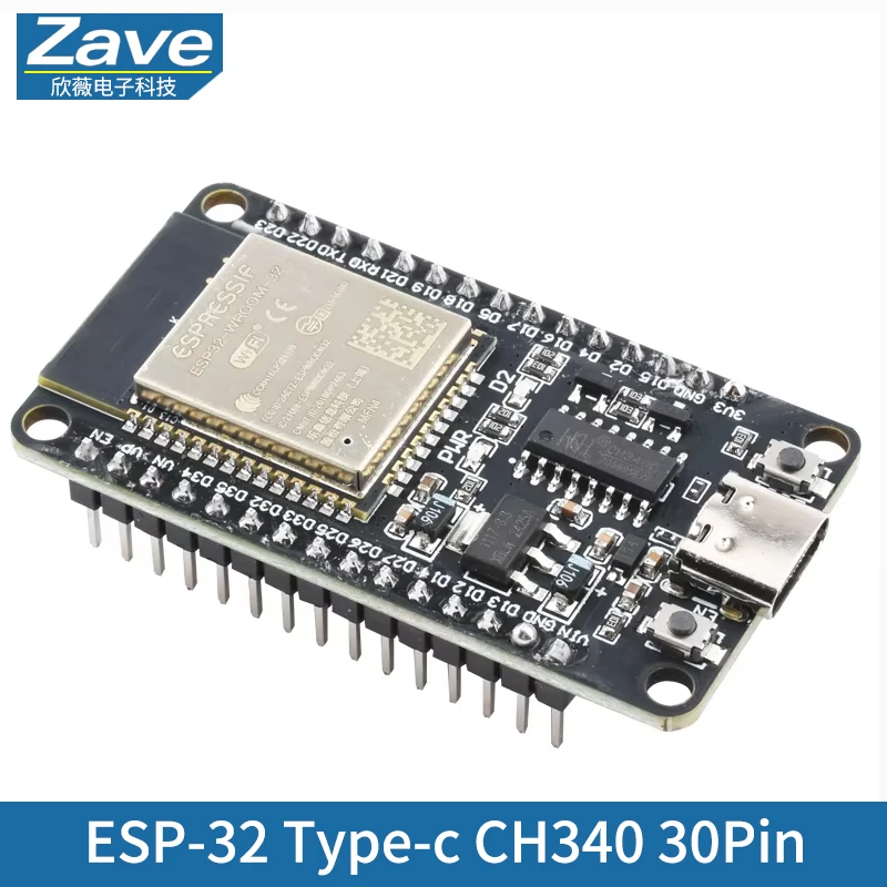 ESP32 WiFi Bluetooth Entwicklungsboard Typ-C Micro USB CP2102 CH340C 30-Pin 38-Pin Dual-Core MCU Modul