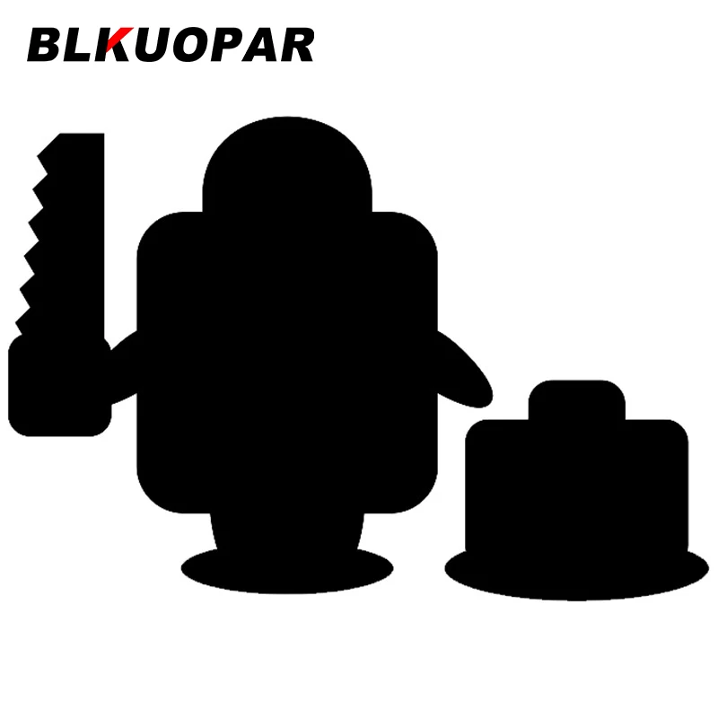BLKUOPAR For Window Character As A Woodworker Car Stickers Waterproof Creative Decals Funny Occlusion Scratch Car Accessories