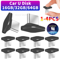 16GB/32GB/64GB Mini USB Flash Drive Memory Stick Portable Mini Short Car U Disk Pendrive Stable Fast Transmission Plug and Play