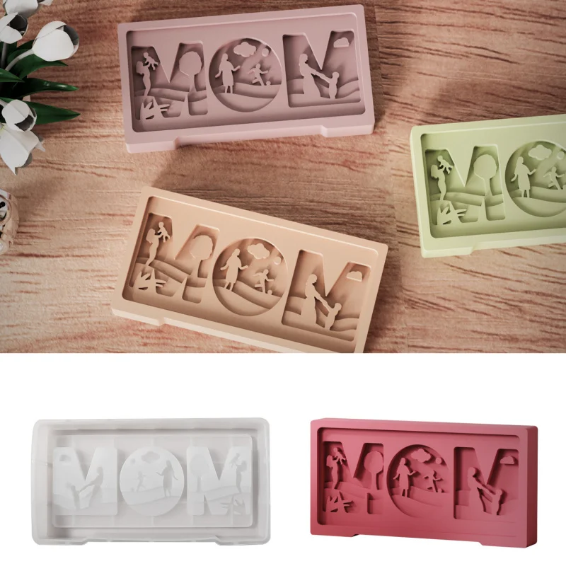 

Эпоксидная форма «сделай сам», список мамы, рельефный фон для матери и ребенка, гипсовый орнамент