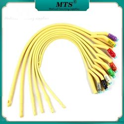 MTS 1pcs Foley Catheter silicone coated with soft valve Disposable Sterile Male urethral masturbation 2 way Urinay Catheter