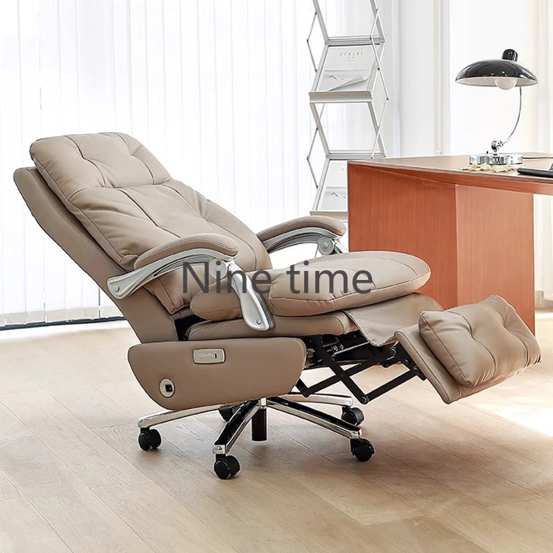 Computer Armchair Ergonomic Office Chair Desk Chairs Comfortable Posture Game Single Person Writing Relaxing Leg Rest Furniture