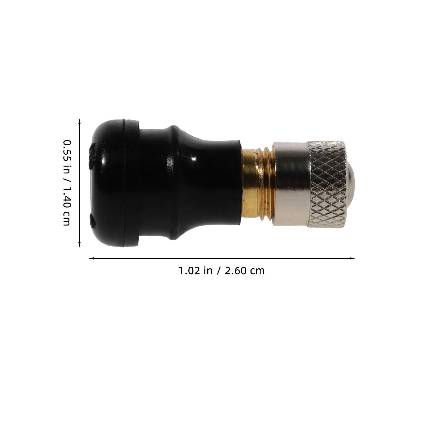 Electric Scooter Tire Valve Vacuum Stem Tubeless Tire Valve Replacement Compatible Scooter Front Rear Wheel Inflation