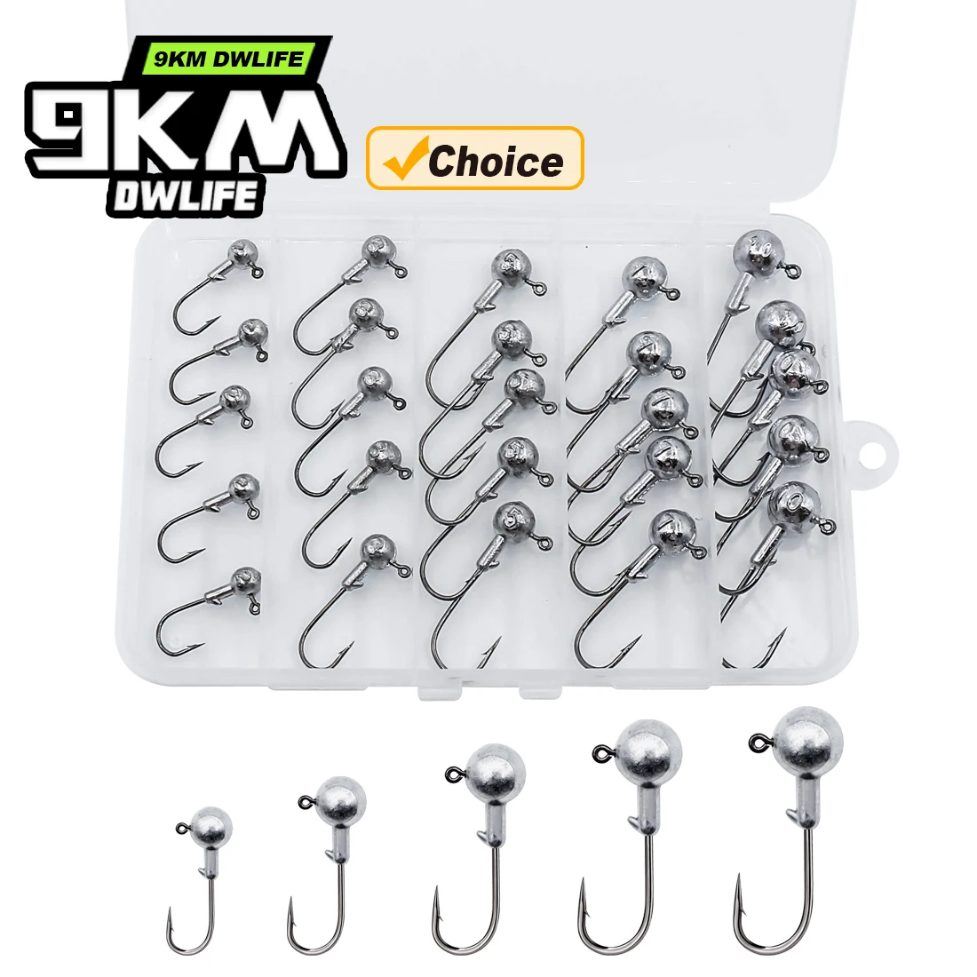 9KM Fishing Jig Hea…