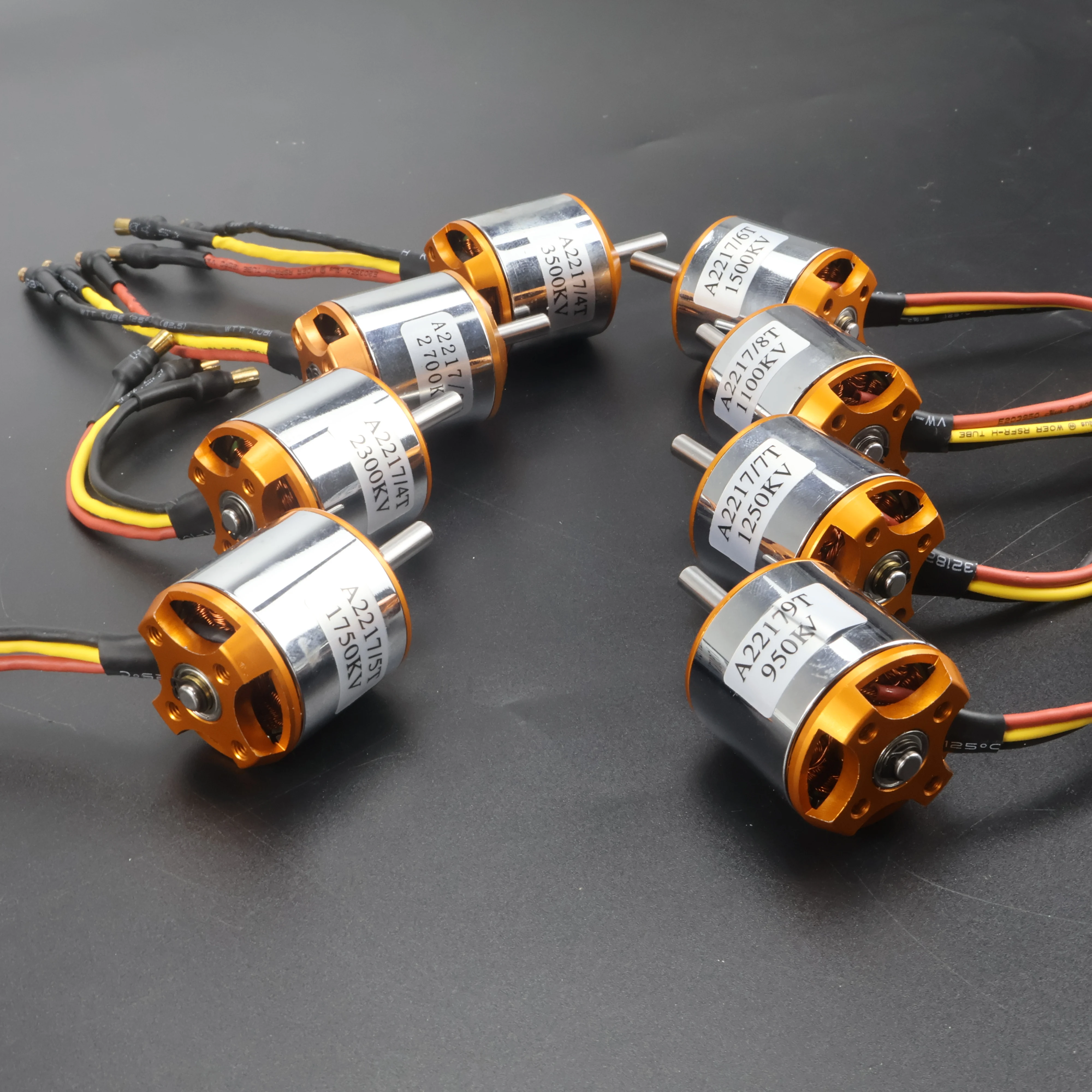 XXDA2217 950/1100/1250/1500/1750/230/ 2700/3500KV Motore Outrunner Brushless per RC Aereo Quadcopter Multi-rotore