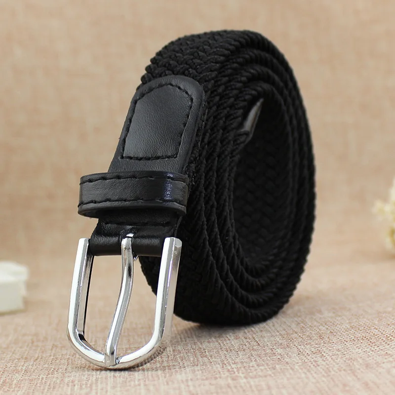 Women's Version of The Fashion Elastic Braided Belt for Men and Women Universal Student Versatile Decorative Belts