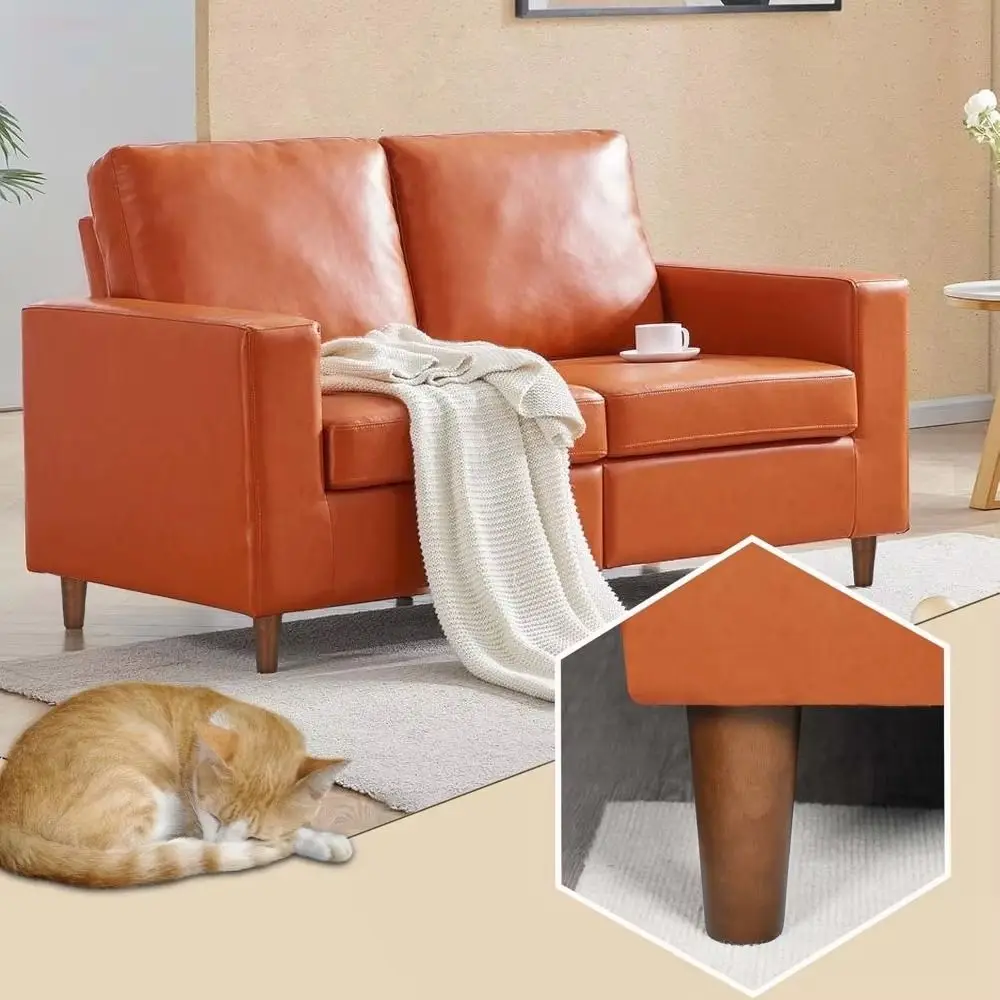 8/10/12/15/20cm New Solid Wood Furniture Legs Conical Universal Chair Replacement Feet with Iron Sheet Sofa Legs
