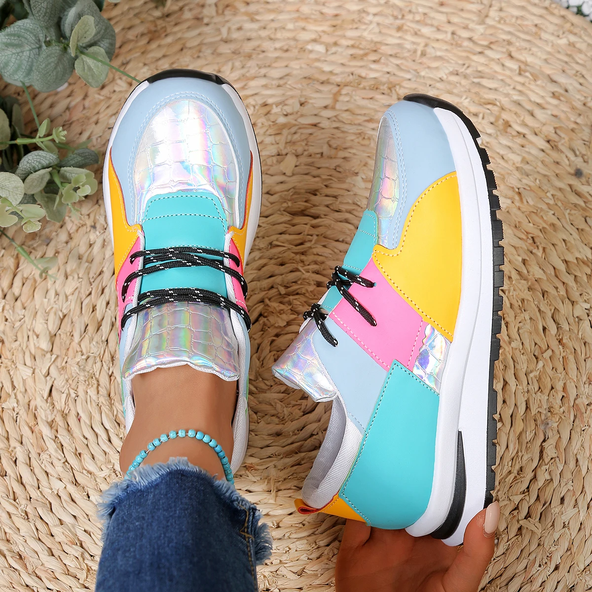 

Women's Sneakers Platform Shoes Comfortable Casual Vulcanize Flats Barefoot Woman Plus Size Running Summer Sports High Quality