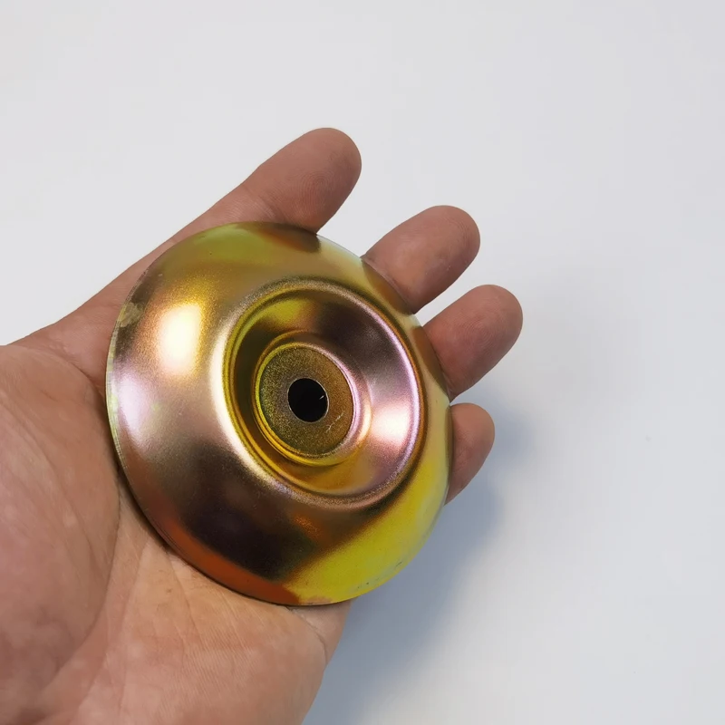 1Pc Color Zinc Work Head Protective Cover, Mounting Hole M1Cm/0.4Inch, Thicker Material for Durability, Color Zinc Surface Technology for Better Rust Resistance, Work Head Dust Cover, Garden Tool Accessories